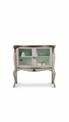 Sala de estar muebles italianos clásica cómoda de estilo barroco aparador de madera.