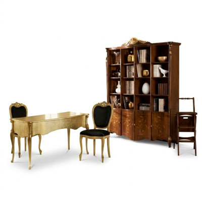 Muebles Estilo Clásico Librería Diseño Armario de Lujo Muebles de Italia