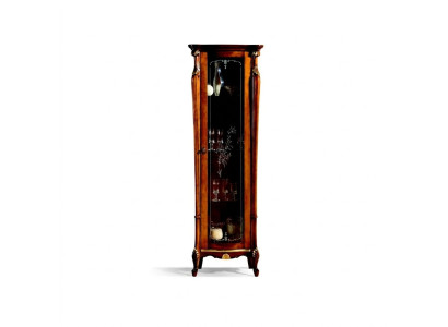 Schick Design Vitrina de vidrio de madera Estilo clásico Barroco Vitrinas Muebles italianos Nuevos