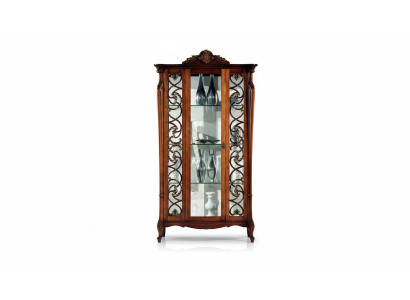 Vitrina clásica Diseño de armario Armarios Estantes Armario de vidrio Muebles italianos Nuevos