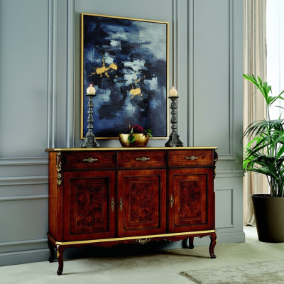 Envía muebles italianos estilo barroco, cómoda, armario, armarios, diseñador.