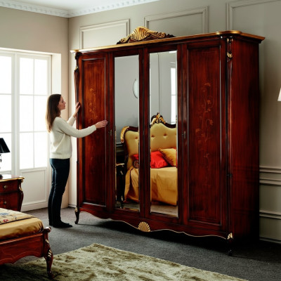 Armario armario de ropa armarios sala de estar estilo muebles madera Muebles italianos