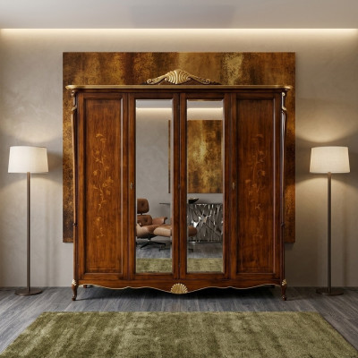 Armario armario de ropa armarios sala de estar estilo muebles madera Muebles italianos