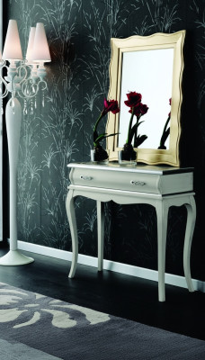 Muebles de estilo barroco, mesa consola, mesa de pared, mesa, cómoda clásica