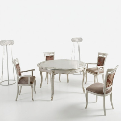 Muebles italianos mesa de comedor madera mesa de lujo diseño mesas comedor 140x79cm