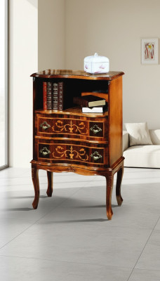 Muebles de madera estilo barroco marrón cómoda armarios diseñador muebles italianos