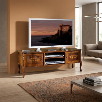 Mesa de TV RTV armario mesa sala de estar mueble barroco de madera