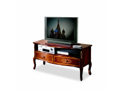 Mueble de televisión, mueble bajo para TV, armario, mesa de sala de estar, muebles de madera clásicos nuevos.