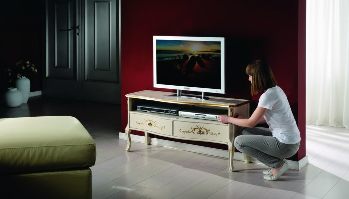 Diseño Aparador tv Armario rtv Muebles italianos Sala de estar Muebles de madera