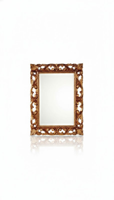 Diseño xxl de espejo grande Espejo de pared Marco de madera real Espejo colgante Muebles de lujo