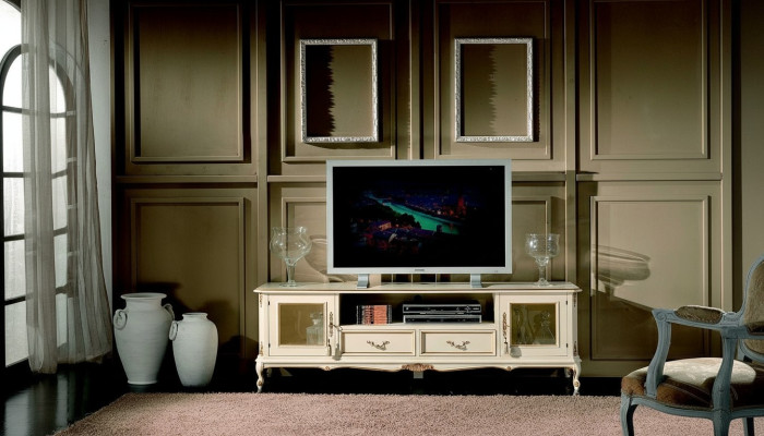 Mueble de salón Sideboard TV Lowboard rtv Armario Mesa Muebles de madera Estilo barroco Nuevo