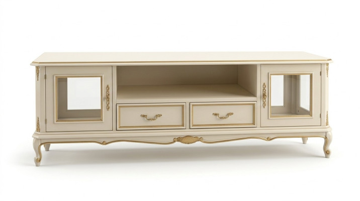 Mueble de salón Sideboard TV Lowboard rtv Armario Mesa Muebles de madera Estilo barroco Nuevo