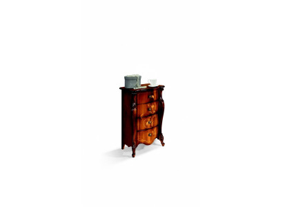 Estilo Barroco Muebles italianos Diseño cómoda Armario Marrón Lujo Madera nuevacuarto de estar