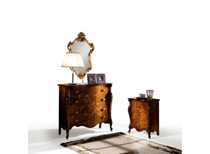 Braun Lujo Diseño de muebles italiano Cómoda Aparador Muebles de madera Estilo.