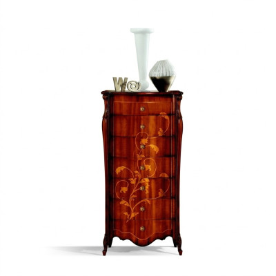 Muebles italianos de estilo barroco de lujo, cómoda, armario, armarios de diseñador.