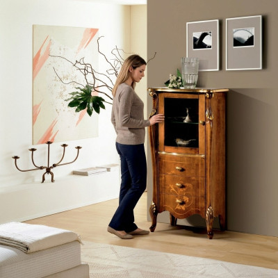 Muebles italianos estilo barroco cómoda armario gabinetes muebles de diseñador.