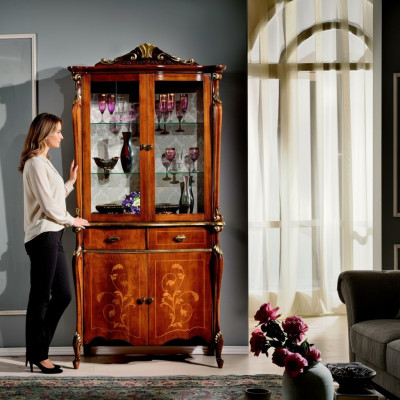 Muebles de lujo italianos bufé aparador diseño armario cómoda muebles de madera