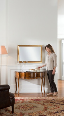 Diseño de muebles de lujo Estilo Barroco Consola de mesa de consola de madera
