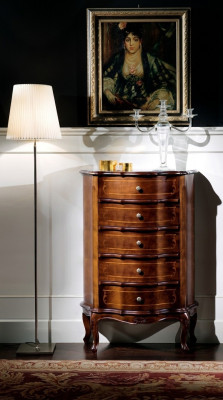 Muebles italianos, barroco, armario, cómoda, diseño de lujo, buffet de madera.