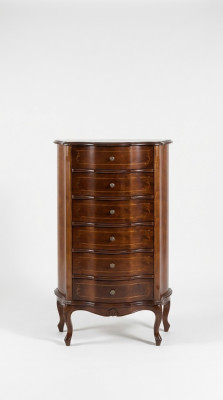 Muebles italianos, barroco, armario, cómoda, diseño de lujo, buffet de madera.