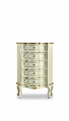 Muebles italianos de lujo estilo barroco blanco armario cómoda muebles de diseñador