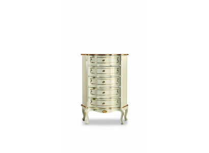 Muebles italianos de lujo estilo barroco blanco armario cómoda muebles de diseñador