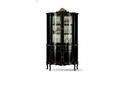 Diseño de muebles de lujo italianos de madera en estilo barroco Armario Vitrina Armario Sala de estar Nuevo