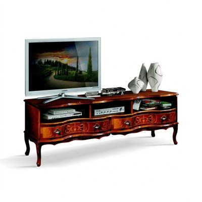 Mueble italiano de madera, aparador de televisión, mueble bajo, largo armario de TV de lujo para sala de estar, nuevo.