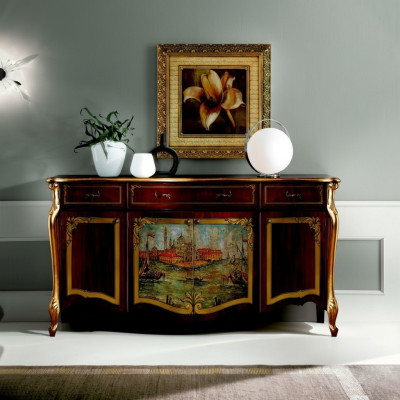Diseño de muebles de lujo, tocador, aparador, xxl diseño italiano nuevo.