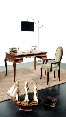 Muebles de madera de lujo clásico italiano estilo de muebles de oficina de escritorio