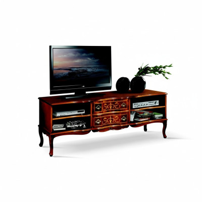 Muebles italianos de madera Aparador de TV Bajo TV Armario Largo de Sala de Estar