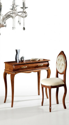 Diseño de muebles - Mesa consola marrón - Estilo de muebles - Madera barroca - Muebles italianos - Nuevo