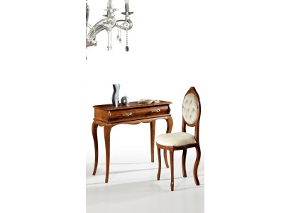 Diseño de muebles - Mesa consola marrón - Estilo de muebles - Madera barroca - Muebles italianos - Nuevo