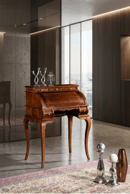 Muebles de oficina de madera de lujo con diseño de mesa secreter de lujo.