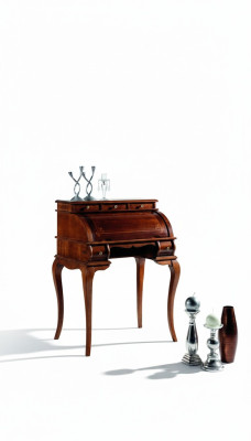 Muebles de oficina de madera de lujo con diseño de mesa secreter de lujo.