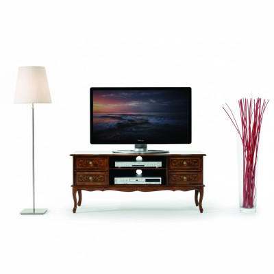 Mueble de televisión aparador RTV armario Muebles de madera italianos para sala de estar.