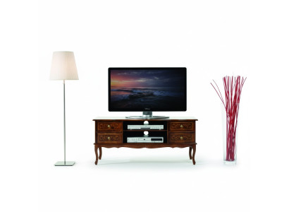 Mueble de televisión aparador RTV armario Muebles de madera italianos para sala de estar.