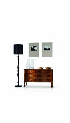 Cómoda de madera italiana estilo barroco, buffet estilo clásico, muebles nuevos