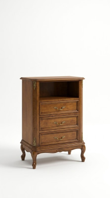 Muebles de madera italianos estilo lujo, cómoda barroca muebles clásicos aparador.