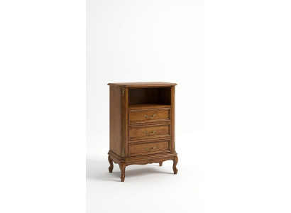 Muebles de madera italianos estilo lujo, cómoda barroca muebles clásicos aparador.