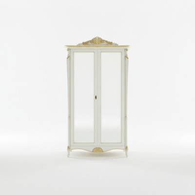 Muebles clásicos Espejo Armario Armario de madera Gabinetes Cómodas Italia