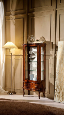 Vitrina de lujo de diseñador en madera italiana Genuina cómoda de madera muebles italianos Nuevos