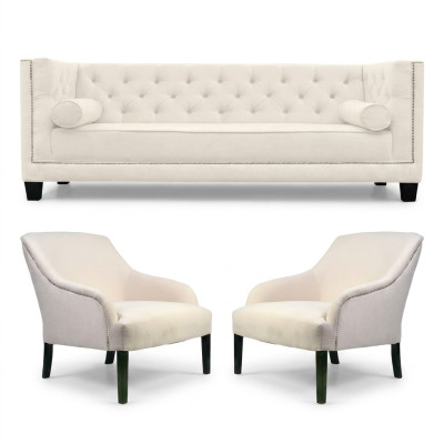 Weiß Chesterfield Sessel xxl Big Textil Stoff Couchen Kreative Möbel Neu Sofas Blanco Chesterfield Sillón xxl Grandes Tela Sofás de tela Muebles creativos Nuevos