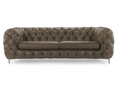 Sofá Chesterfield marrón xxl grande de cuero para sala de estar, muebles de 4 plazas violeta amarillo verde