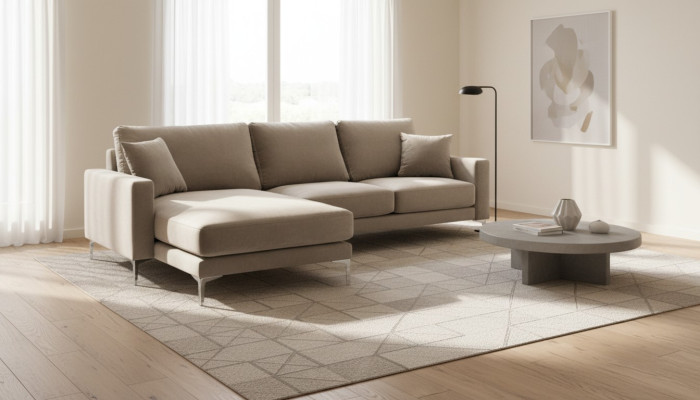 Sofás de tela diseño de sala de estar sofás tapizados sofá gris sofá de esquina loft sofá de esquina