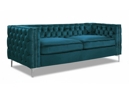 turquesa chesterfield sofá de lujo en terciopelo tela sofás juego de sofás botones tapizado nuevo