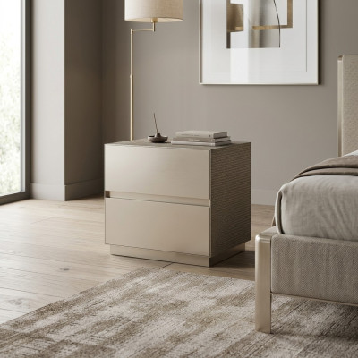 Mesita de noche de diseño moderno, muebles de madera, mesas auxiliares de lujo, consolas para dormitorio.
