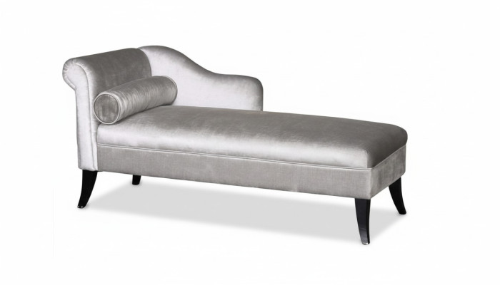 Chaiselongue Muebles creativos Sala de estar Diseño moderno Sofá Tela Plata