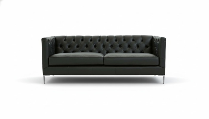 Establecimiento Sala de estar Sofá Diseño Sofás Negro Estilo italiano Muebles Tela
