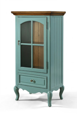 Vitrina clásica Armario Vitrinas Vitrinas Muebles americanos verde